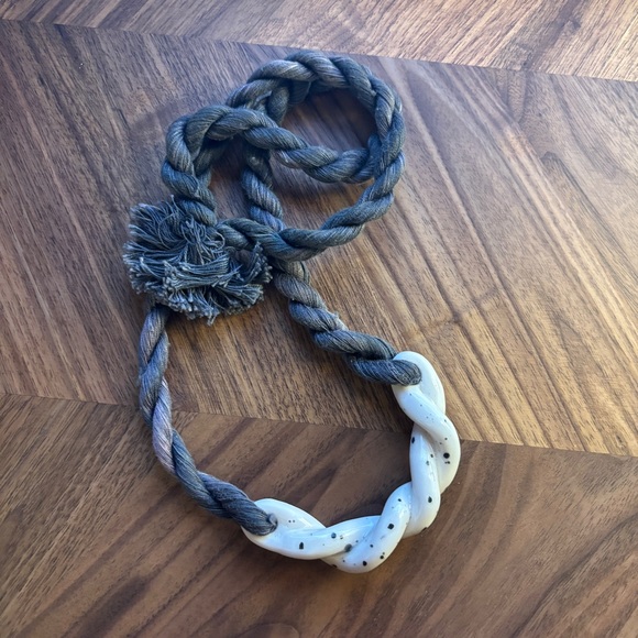 LOT OF 4 Handmade Necklaces made of Rope, Copper and Ceramic - Picture 2 of 5